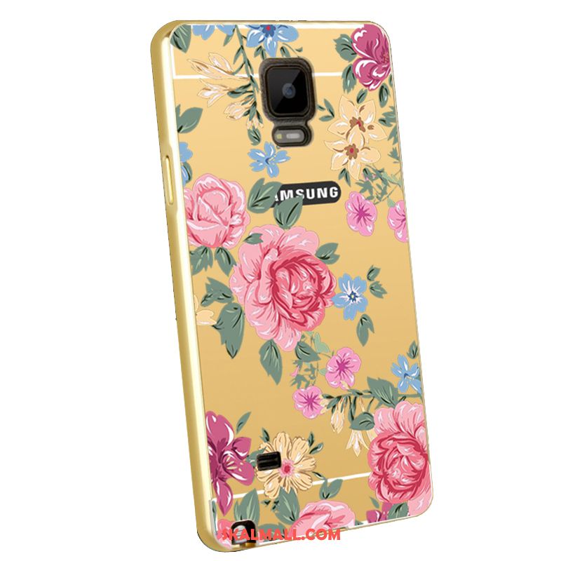 Samsung Galaxy Note 4 Skal Bakre Omslag Plating Metall Frame Mobil Telefon Billigt