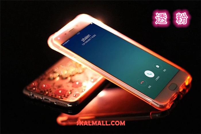 Samsung Galaxy Note 4 Skal Fallskydd Mjuk Mobil Telefon Silikon Lysande På Rea