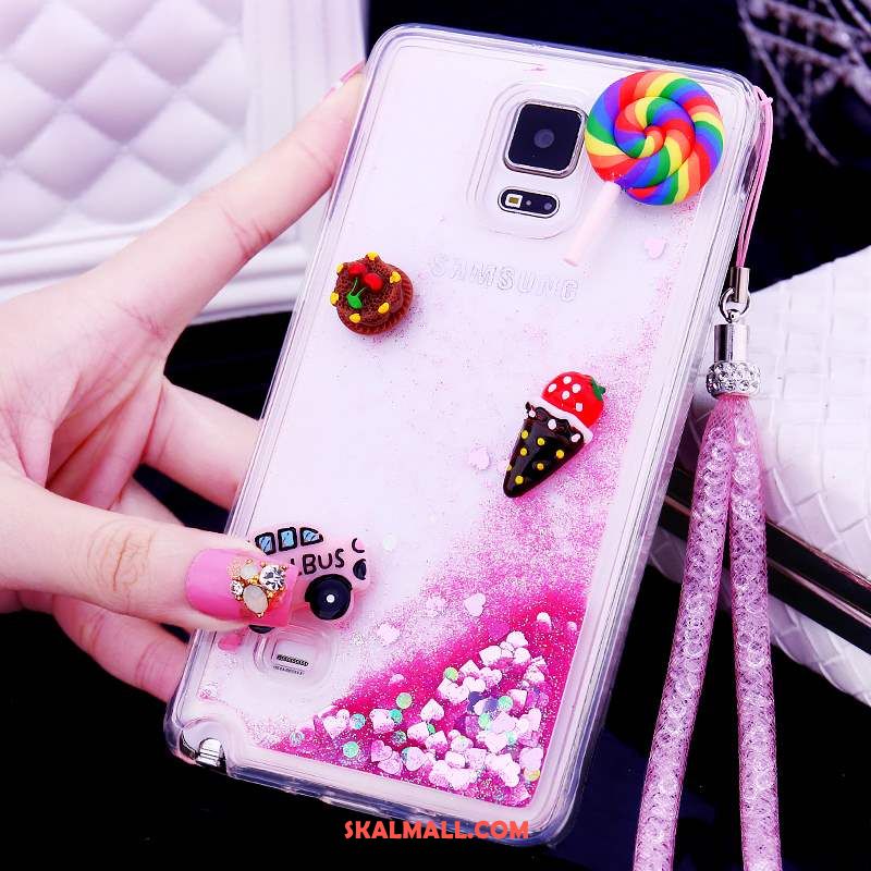 Samsung Galaxy Note 4 Skal Silikon Mobil Telefon Skydd Transparent Strass Billig