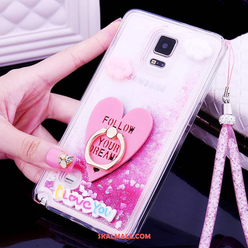 Samsung Galaxy Note 4 Skal Silikon Mobil Telefon Skydd Transparent Strass Billig