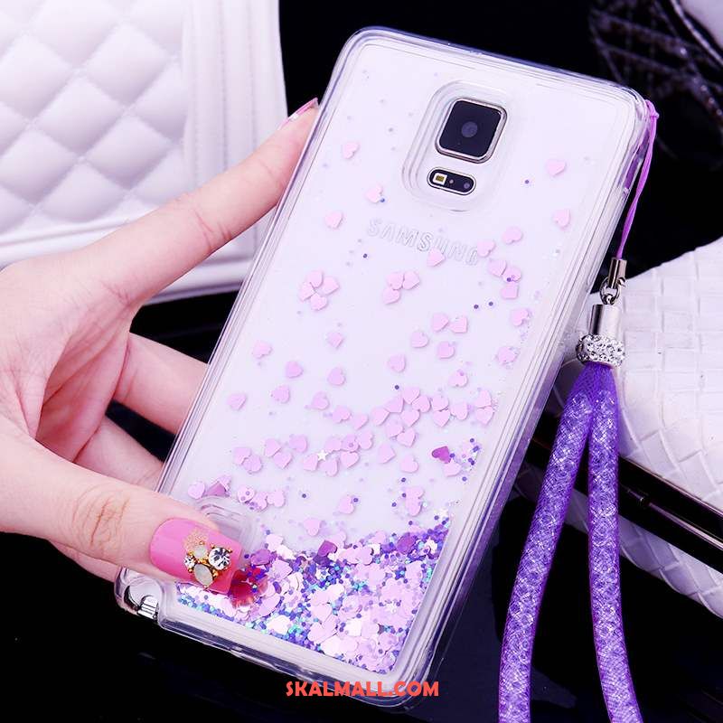 Samsung Galaxy Note 4 Skal Silikon Mobil Telefon Skydd Transparent Strass Billig