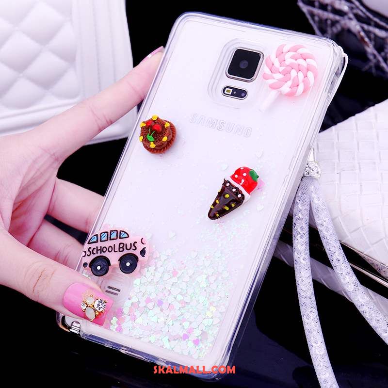 Samsung Galaxy Note 4 Skal Silikon Mobil Telefon Skydd Transparent Strass Billig