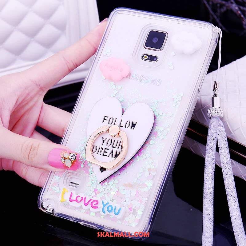 Samsung Galaxy Note 4 Skal Silikon Mobil Telefon Skydd Transparent Strass Billig