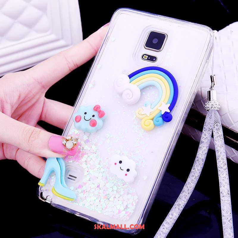 Samsung Galaxy Note 4 Skal Silikon Mobil Telefon Skydd Transparent Strass Billig