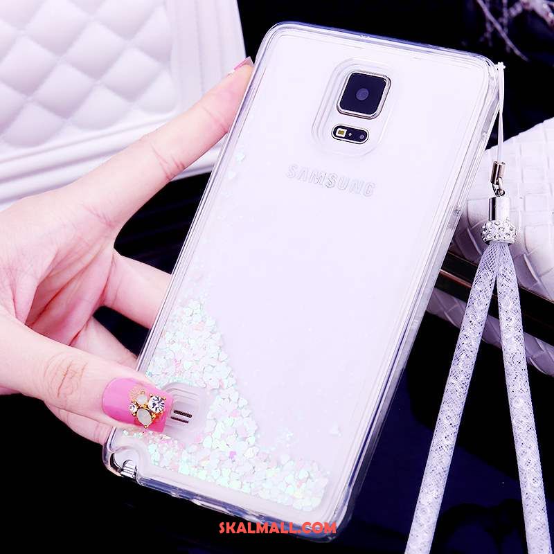 Samsung Galaxy Note 4 Skal Silikon Mobil Telefon Skydd Transparent Strass Billig