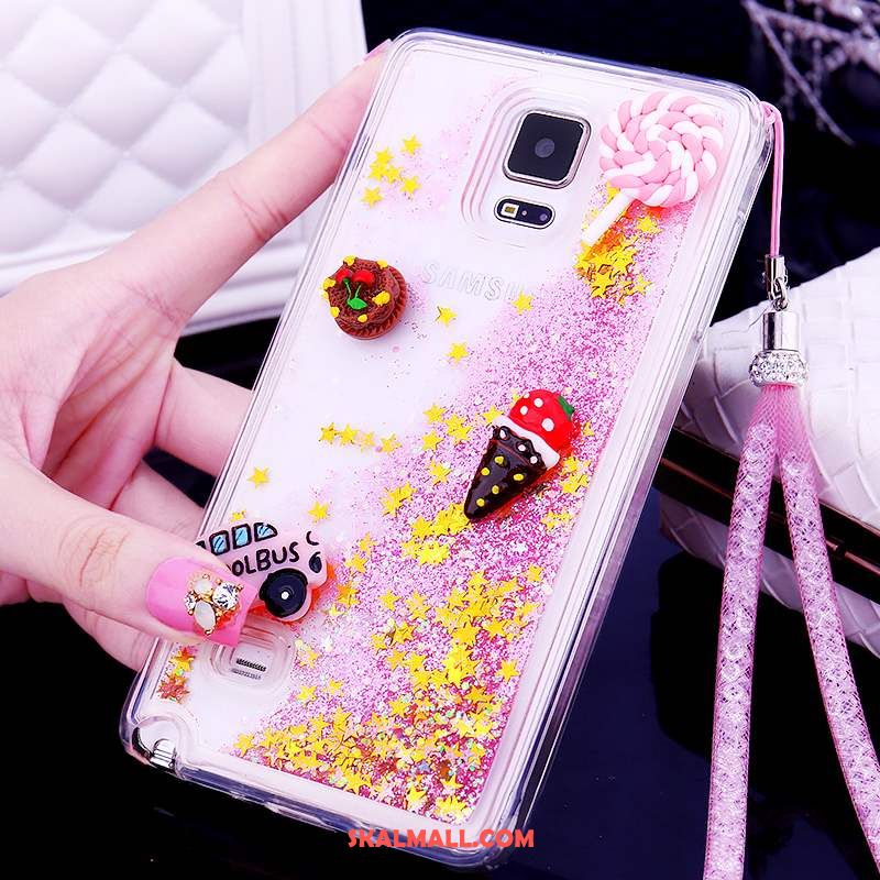 Samsung Galaxy Note 4 Skal Silikon Mobil Telefon Skydd Transparent Strass Billig