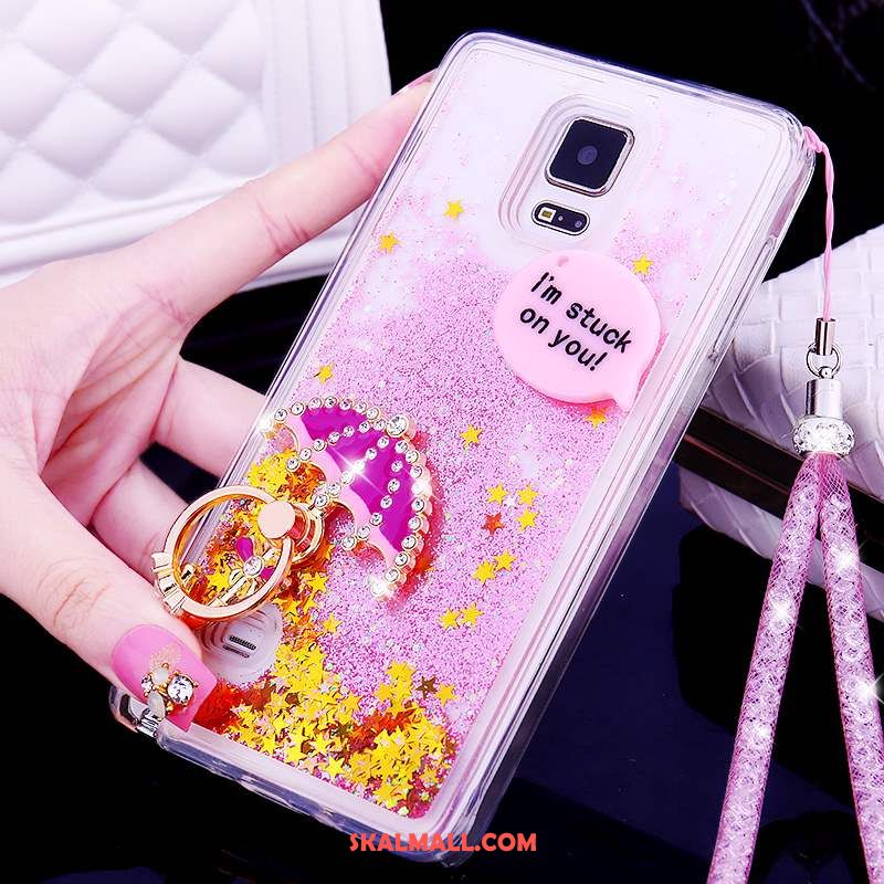 Samsung Galaxy Note 4 Skal Silikon Mobil Telefon Skydd Transparent Strass Billig