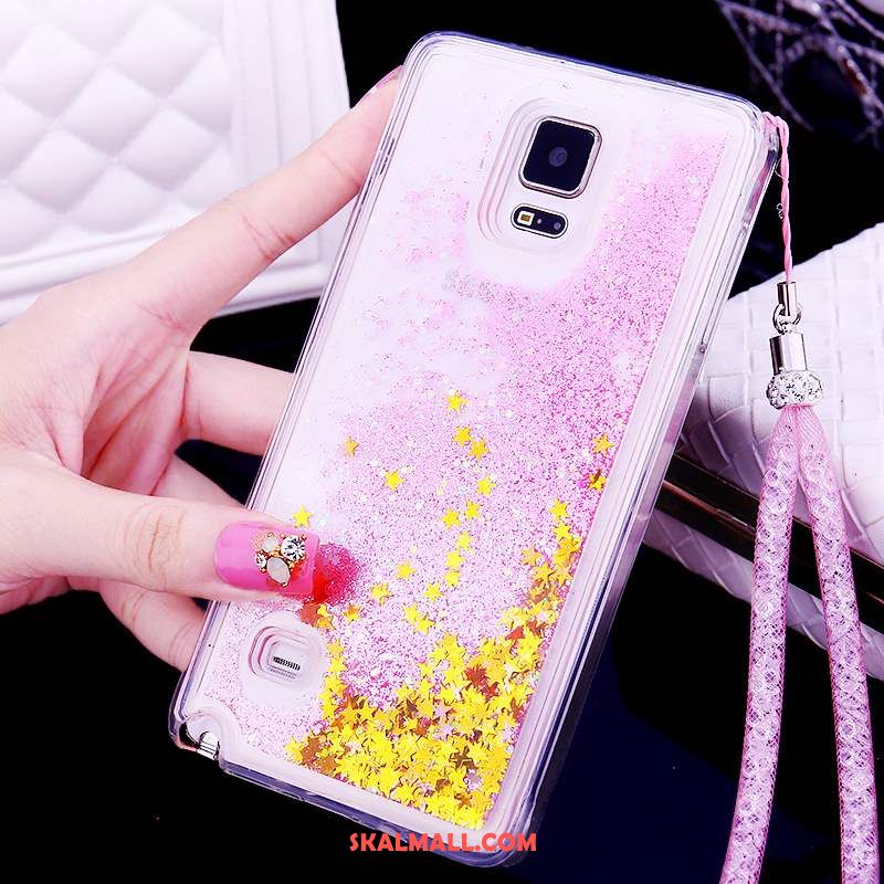 Samsung Galaxy Note 4 Skal Silikon Mobil Telefon Skydd Transparent Strass Billig