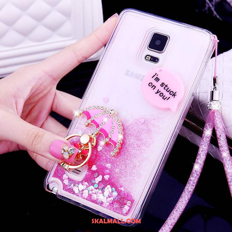 Samsung Galaxy Note 4 Skal Silikon Mobil Telefon Skydd Transparent Strass Billig