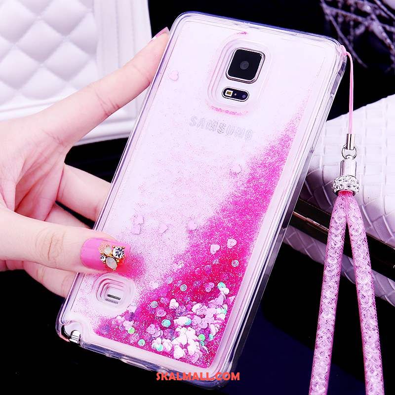 Samsung Galaxy Note 4 Skal Silikon Mobil Telefon Skydd Transparent Strass Billig