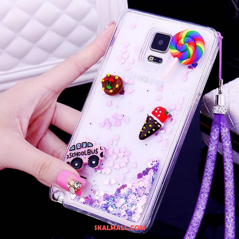 Samsung Galaxy Note 4 Skal Silikon Mobil Telefon Skydd Transparent Strass Billig