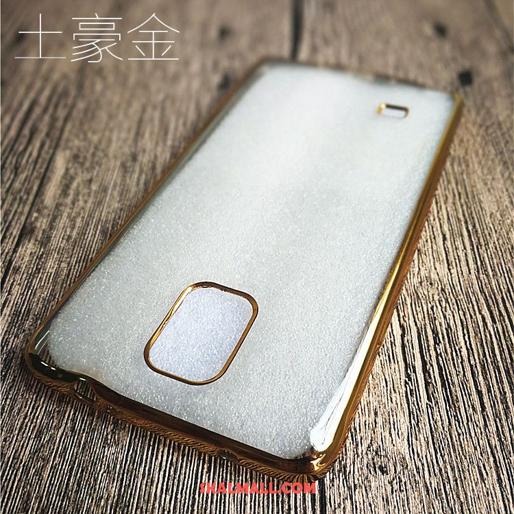 Samsung Galaxy Note 4 Skal Slim Plating Mjuk Stjärna Guld Billig