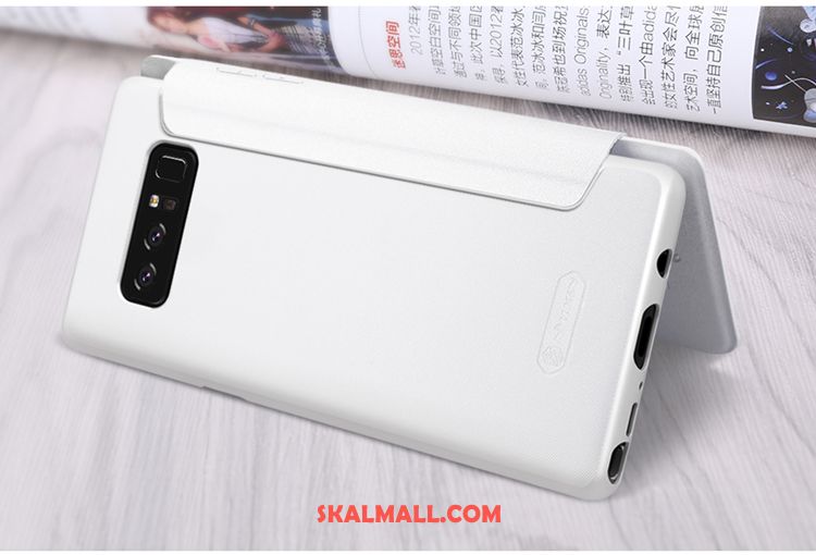 Samsung Galaxy Note 8 Skal Läderfodral Guld Stjärna Mobil Telefon Skydd Fodral Butik