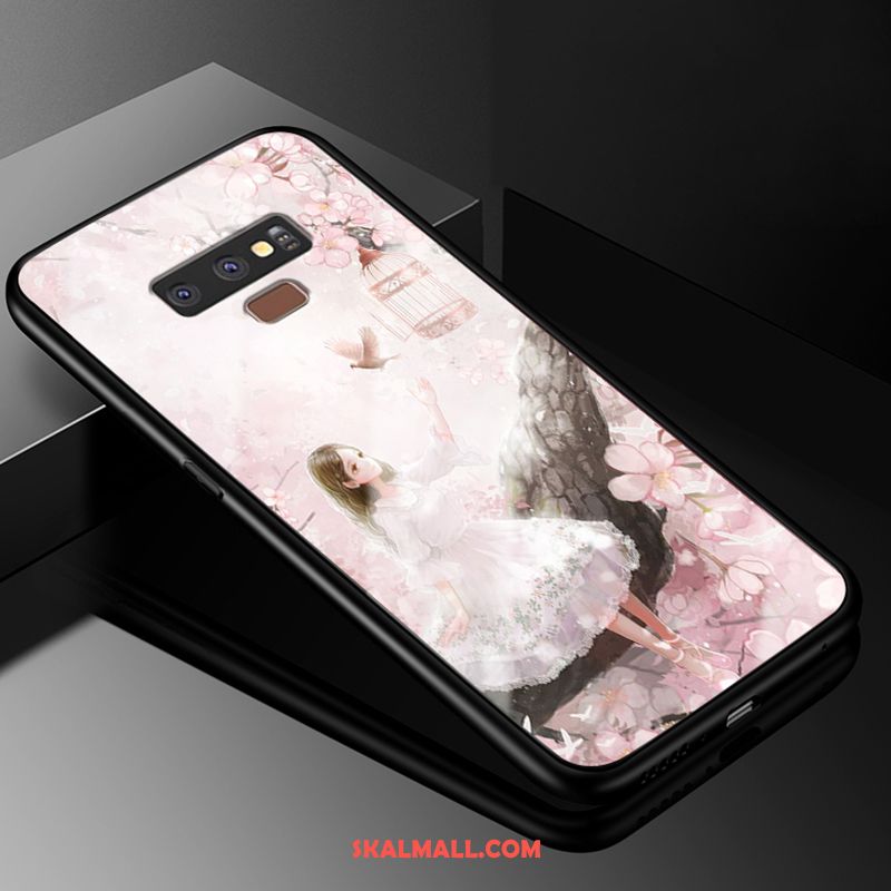 Samsung Galaxy Note 9 Skal Fallskydd Enkel Stjärna Purpur Glas Billig