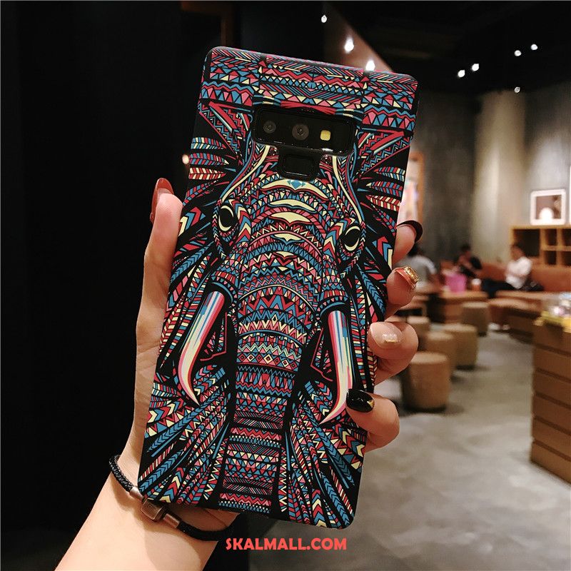 Samsung Galaxy Note 9 Skal Kreativa Lättnad Djur Skydd Nubuck Fodral Billiga