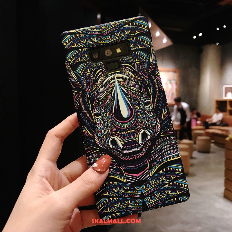 Samsung Galaxy Note 9 Skal Kreativa Lättnad Djur Skydd Nubuck Fodral Billiga