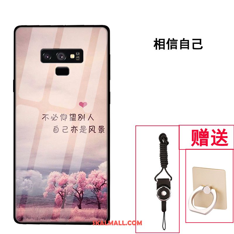 Samsung Galaxy Note 9 Skal Skydd Rosa Personlighet Kreativa Silikon Rea