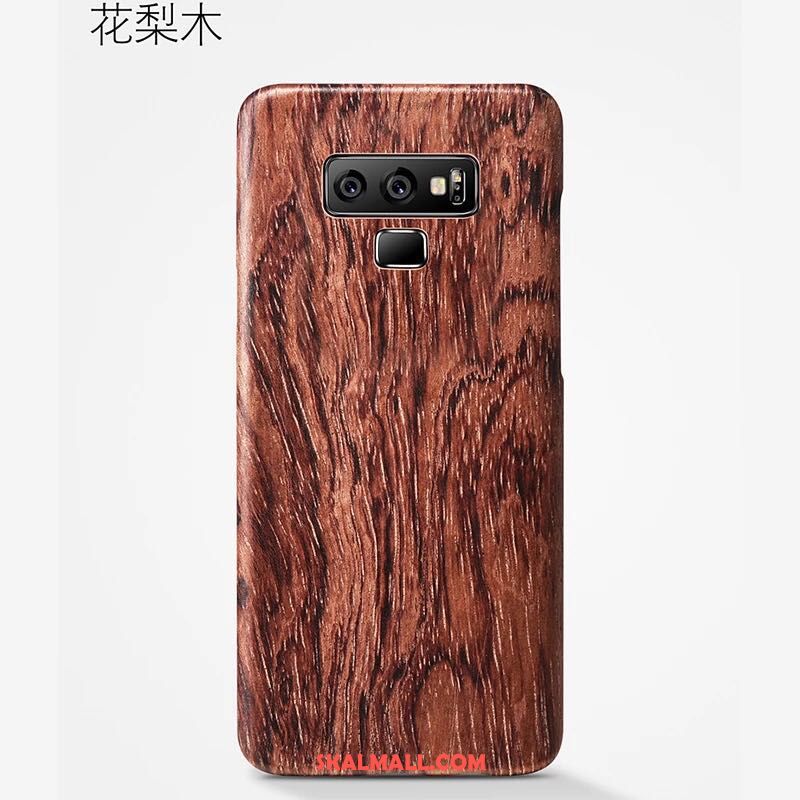 Samsung Galaxy Note 9 Skal Stjärna Kreativa Wood Skydd Mobil Telefon Fodral Billig