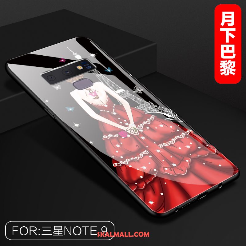 Samsung Galaxy Note 9 Skal Trend Net Red Stjärna Mobil Telefon Spegel Fodral Rabatt