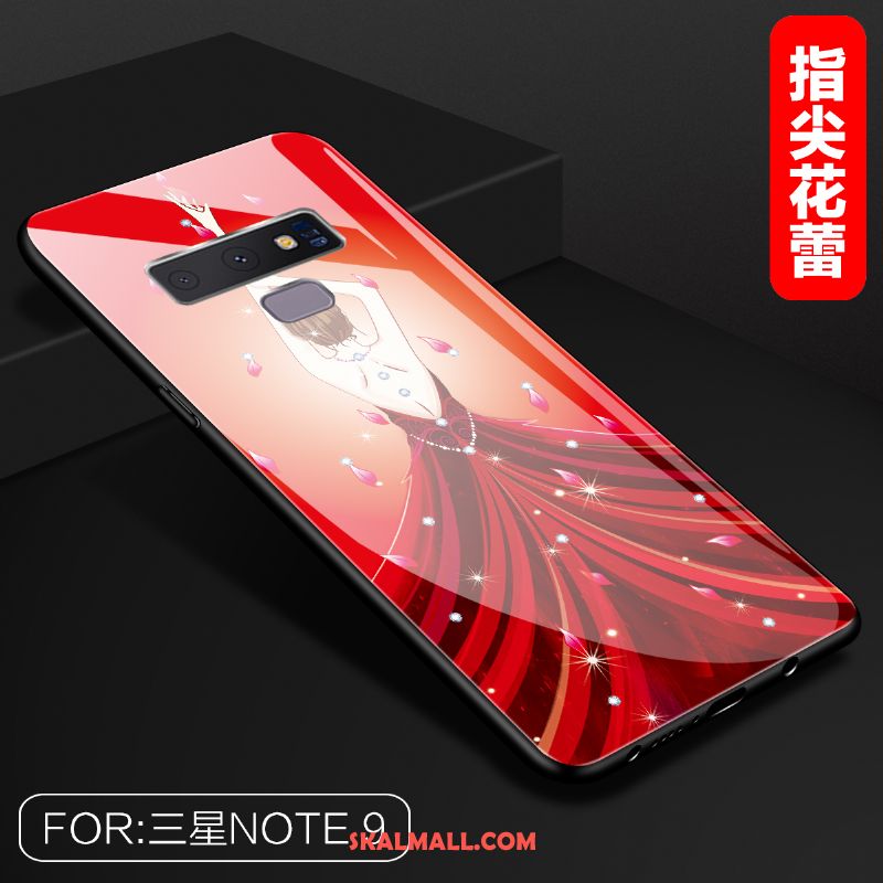 Samsung Galaxy Note 9 Skal Trend Net Red Stjärna Mobil Telefon Spegel Fodral Rabatt