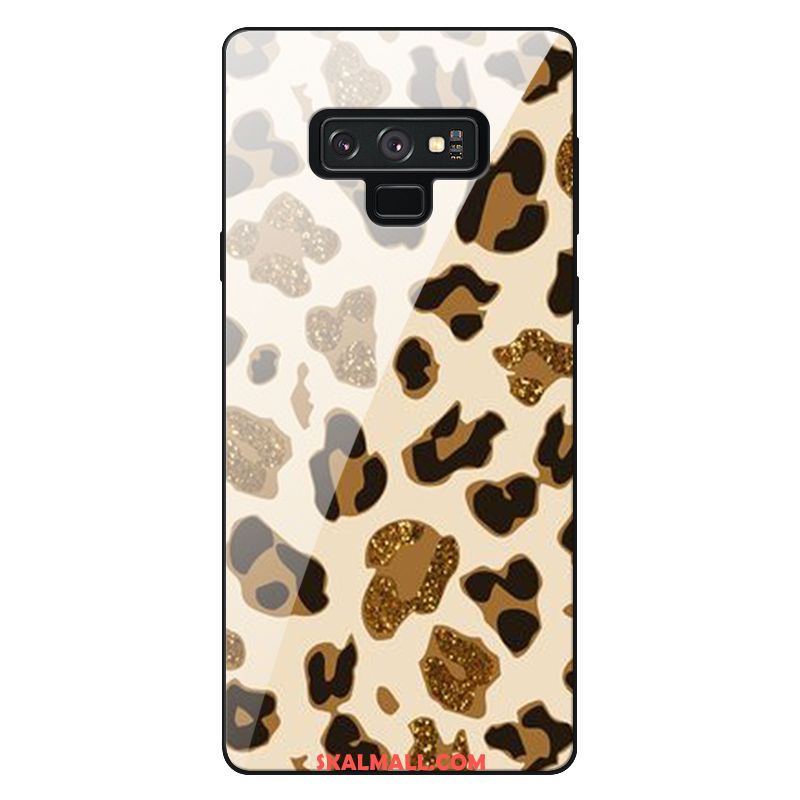 Samsung Galaxy Note 9 Skal Trend Retro Rosa Leopard Glas Köpa