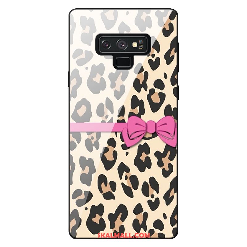 Samsung Galaxy Note 9 Skal Trend Retro Rosa Leopard Glas Köpa