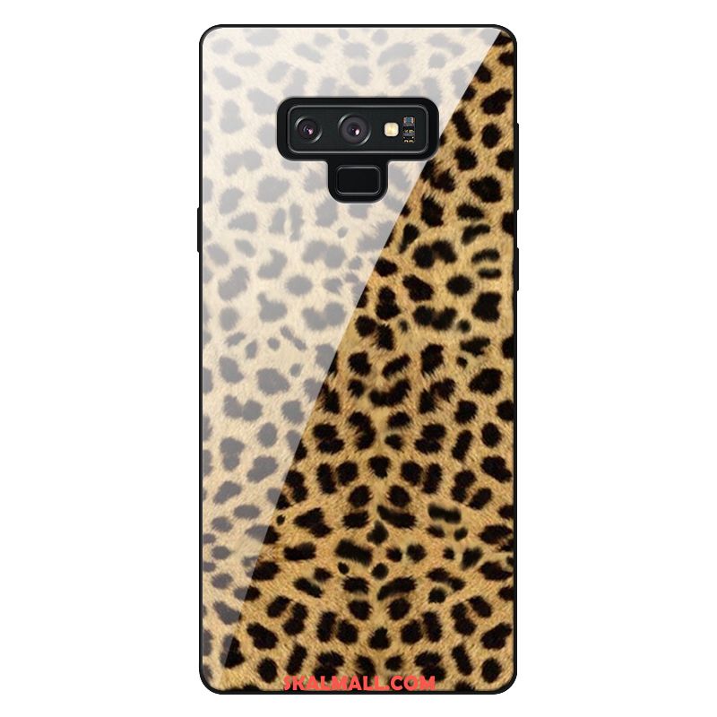 Samsung Galaxy Note 9 Skal Trend Retro Rosa Leopard Glas Köpa