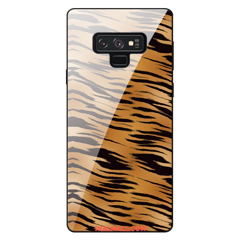 Samsung Galaxy Note 9 Skal Trend Retro Rosa Leopard Glas Köpa