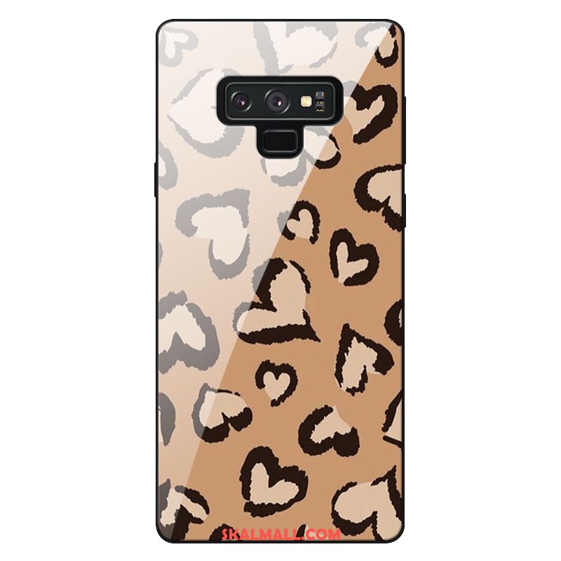 Samsung Galaxy Note 9 Skal Trend Retro Rosa Leopard Glas Köpa