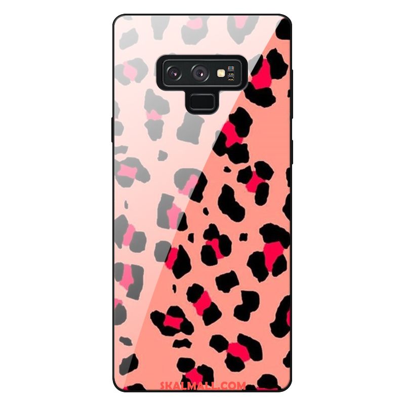 Samsung Galaxy Note 9 Skal Trend Retro Rosa Leopard Glas Köpa