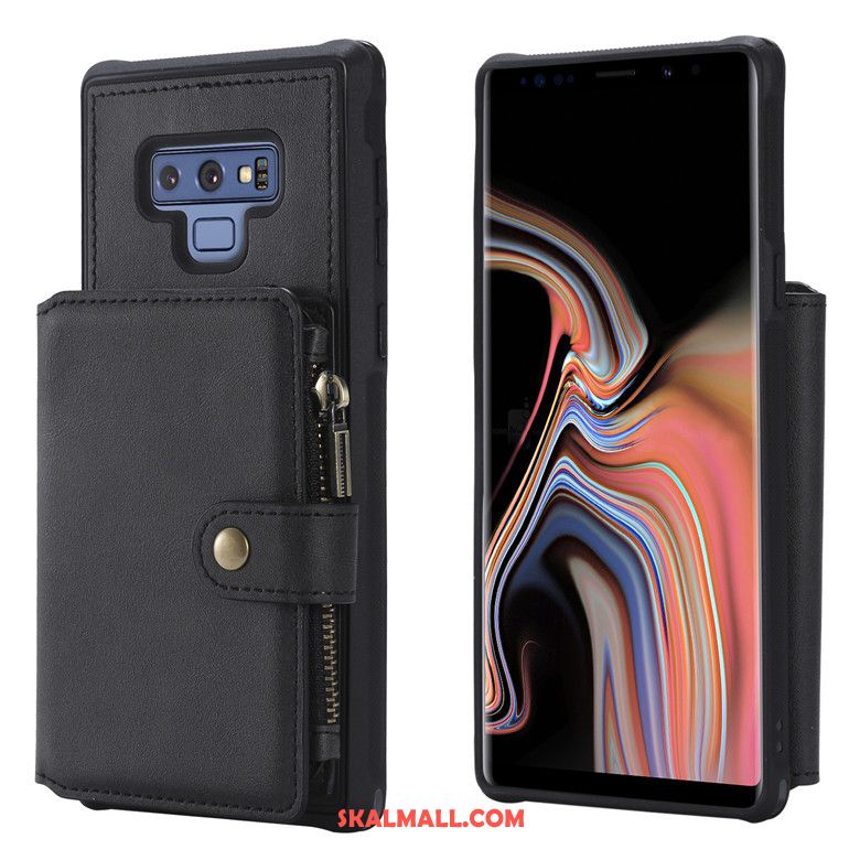 Samsung Galaxy Note 9 Skal Trend Skydd Fallskydd Blixtlås Blå Rea