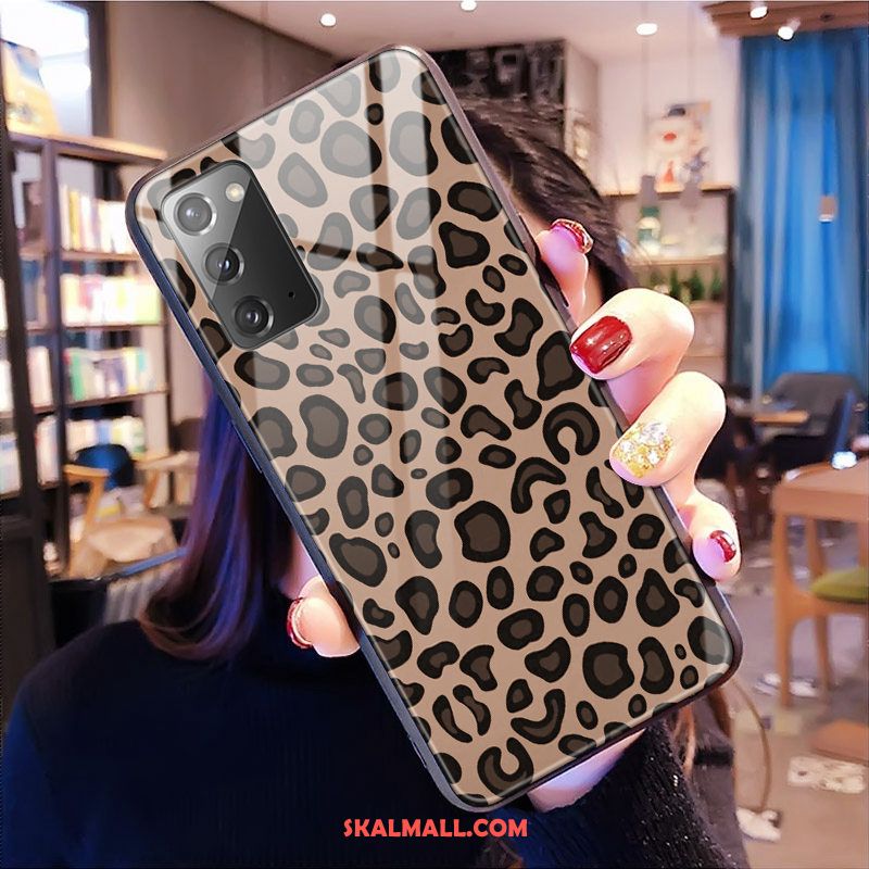 Samsung Galaxy Note20 Skal Rosa Leopard Mobil Telefon Glas Stjärna Fodral Köpa