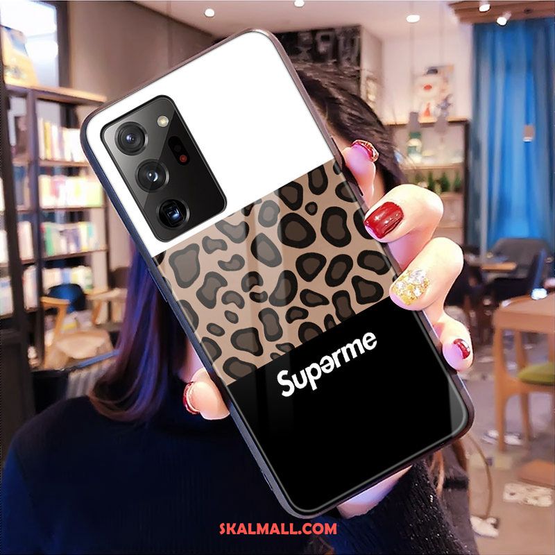 Samsung Galaxy Note20 Skal Rosa Leopard Mobil Telefon Glas Stjärna Fodral Köpa