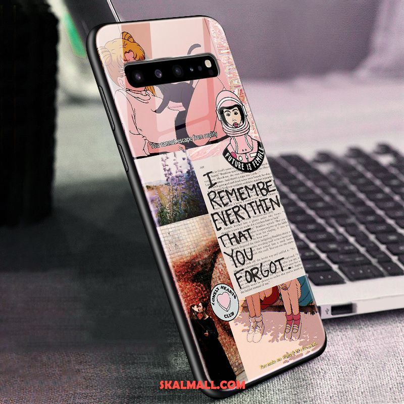 Samsung Galaxy S10 5g Skal Grön Mobil Telefon Stjärna All Inclusive Glas Köpa