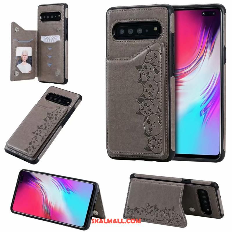 Samsung Galaxy S10 5g Skal Tecknat Stjärna Clamshell Mönster Fallskydd Rabatt