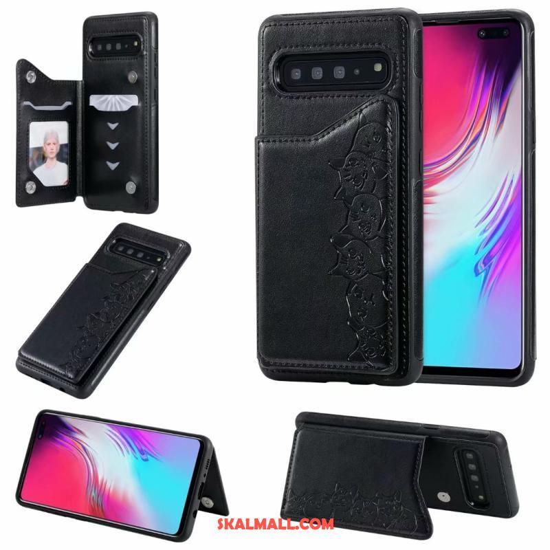 Samsung Galaxy S10 5g Skal Tecknat Stjärna Clamshell Mönster Fallskydd Rabatt