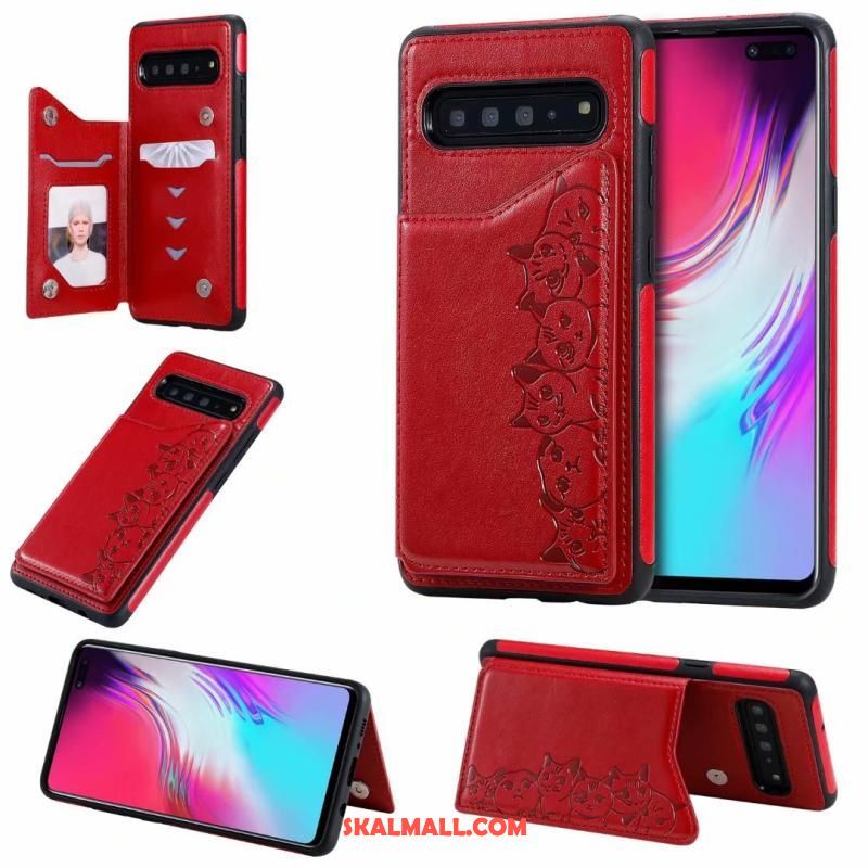 Samsung Galaxy S10 5g Skal Tecknat Stjärna Clamshell Mönster Fallskydd Rabatt