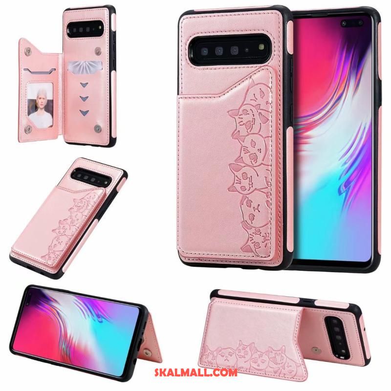 Samsung Galaxy S10 5g Skal Tecknat Stjärna Clamshell Mönster Fallskydd Rabatt