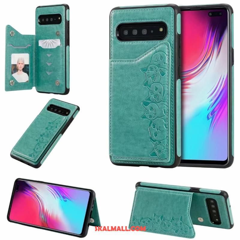 Samsung Galaxy S10 5g Skal Tecknat Stjärna Clamshell Mönster Fallskydd Rabatt