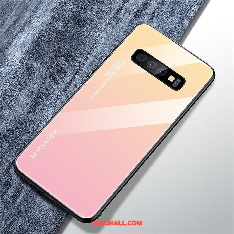 Samsung Galaxy S10+ Skal All Inclusive Fallskydd Stjärna Grön Glas Online