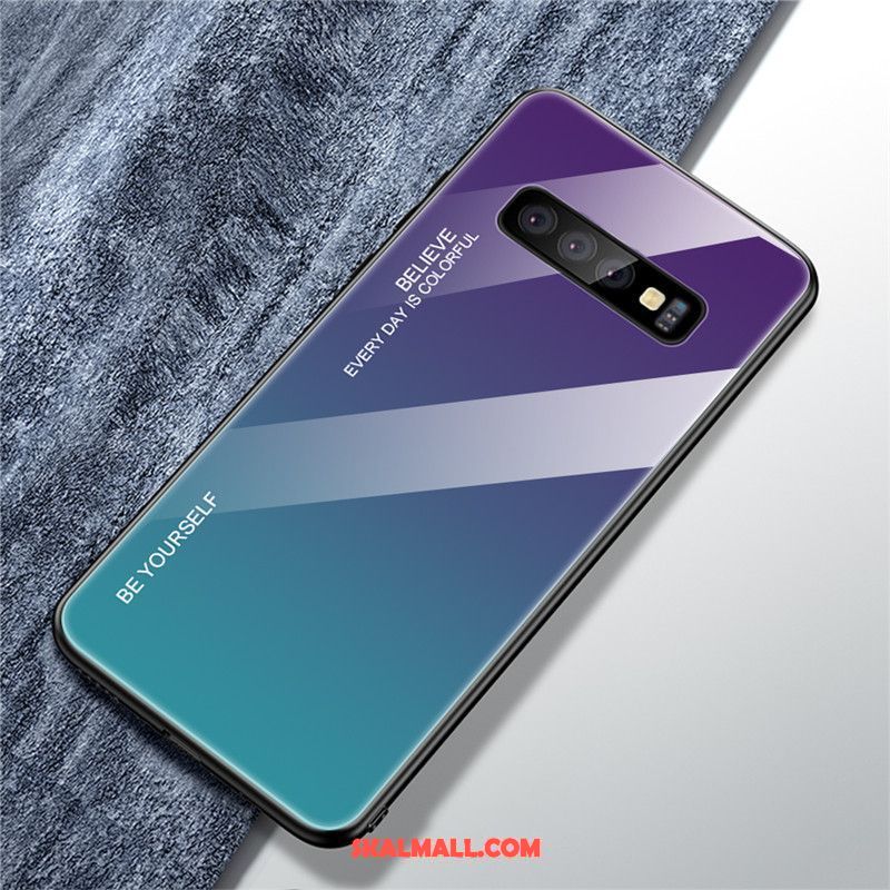 Samsung Galaxy S10+ Skal All Inclusive Fallskydd Stjärna Grön Glas Online