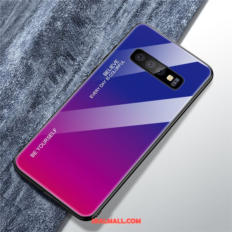 Samsung Galaxy S10+ Skal All Inclusive Fallskydd Stjärna Grön Glas Online