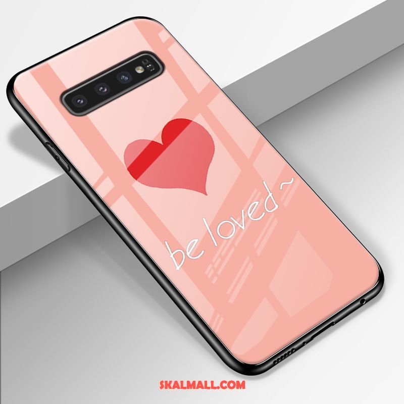 Samsung Galaxy S10+ Skal Enkel Mobil Telefon Glas Trend Fallskydd Till Salu