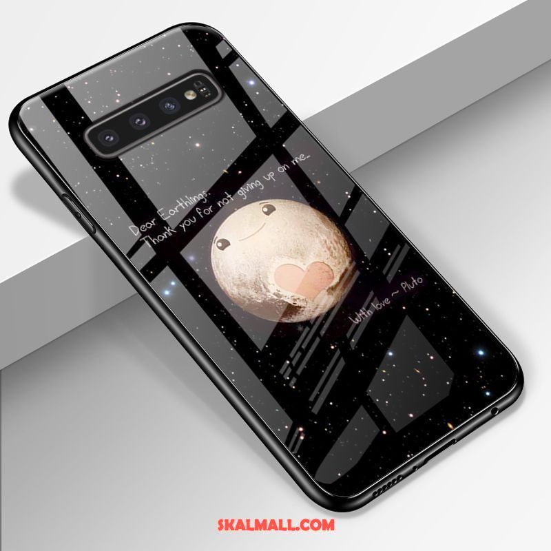 Samsung Galaxy S10+ Skal Enkel Mobil Telefon Glas Trend Fallskydd Till Salu