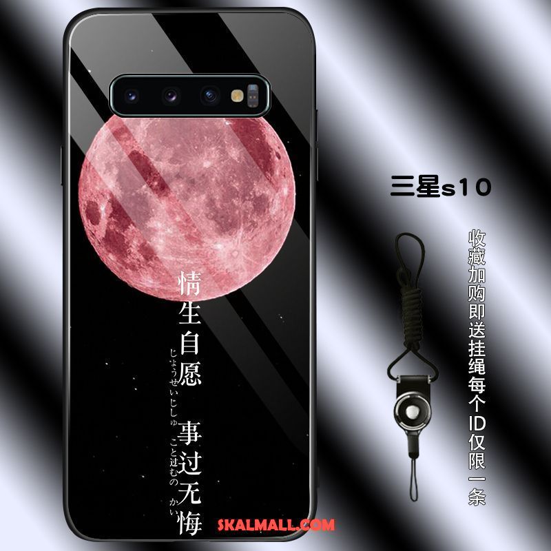 Samsung Galaxy S10 Skal Fallskydd Personlighet Cherry Enkel Silikon Fodral Rea