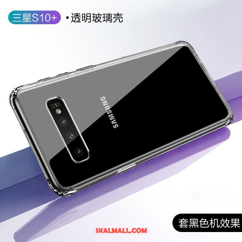 Samsung Galaxy S10+ Skal Kreativa Silikon Mobil Telefon Transparent Stjärna Till Salu