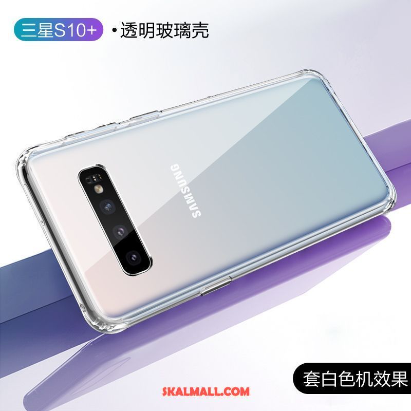 Samsung Galaxy S10+ Skal Kreativa Silikon Mobil Telefon Transparent Stjärna Till Salu