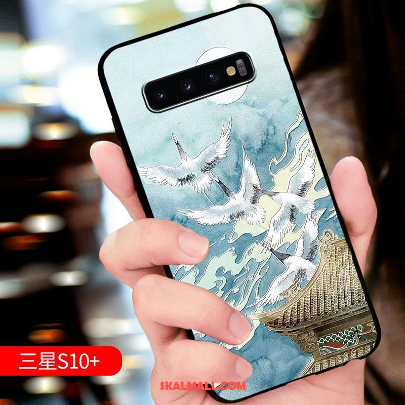 Samsung Galaxy S10+ Skal Lättnad All Inclusive Nubuck Ny Högt Utbud Online