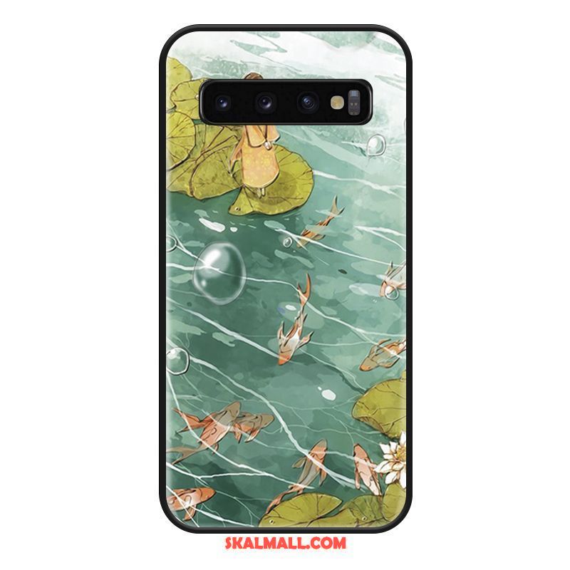 Samsung Galaxy S10 Skal Mobil Telefon Kinesisk Stil Skydd Trend Varumärke Lyxiga Fodral Billiga