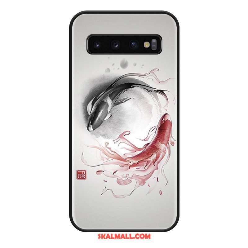 Samsung Galaxy S10 Skal Mobil Telefon Kinesisk Stil Skydd Trend Varumärke Lyxiga Fodral Billiga